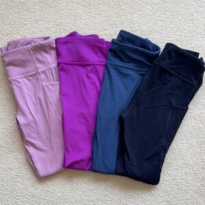 Athleta Girl Leggings - Set of 4